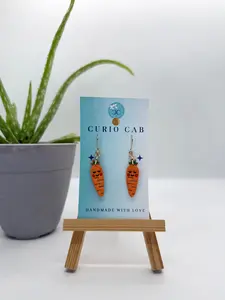 Carrots - Polymer Clay Earrings 
