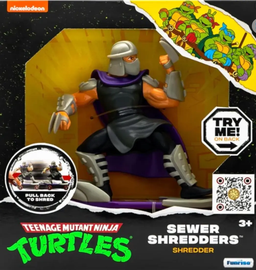Trituradoras de alcantarillas Funrise Tmnt - Clásica Shredder Pull Back Vehi