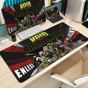 Zenless Zone Zero Evelyn Anby Anime Mouse Pad, XXL 1200x600mm Gaming Desk Mat with Smooth Rubber Surface, Non-Slip Base, Extended Keyboard Mousepad for PC Laptop ideal gift