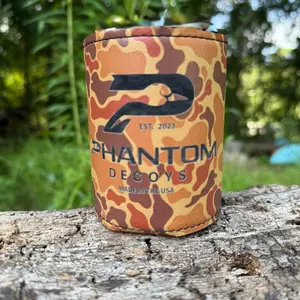 Phantom Decoys 12oz leather Koozie