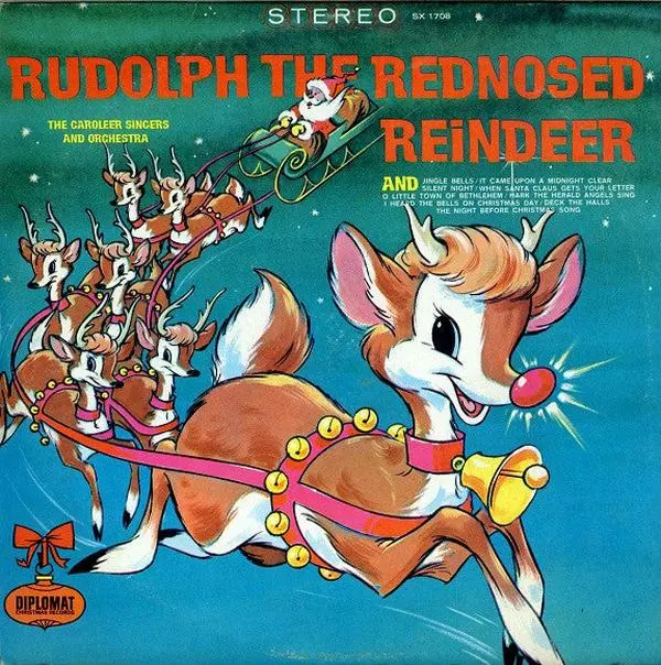 The Caroleers And The Peter Pan Orchestra - Rudolph The Red Nosed Reindeer (LP, Album)