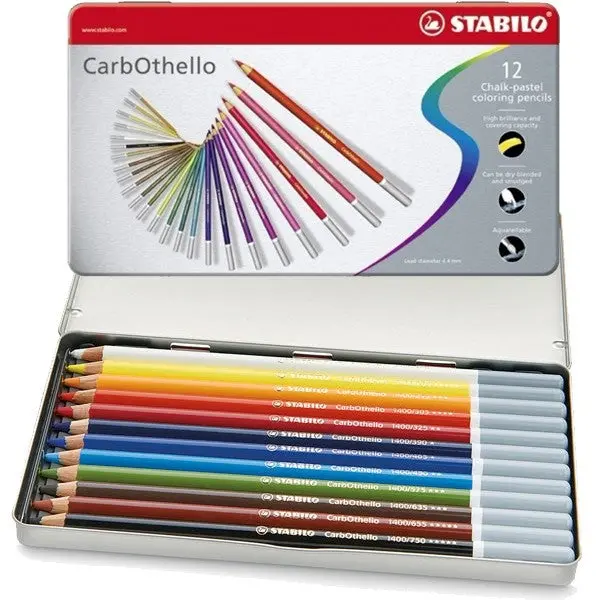 Stabilo Carbothello Pastel Pencil Sets - Original Design with Classic Pastel Colors