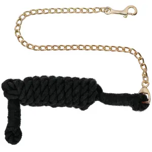 Schneiders 8 Cotton Lead Rope with Chain