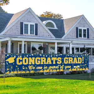 2026 Graduation Decorative Banner: Congratulations to the Graduates—We’re Proud of You! Banner, Yard Sign, Class of 2026 Party Decorations, Backdrops, Parties, Gifts, Outdoor, Indoor.