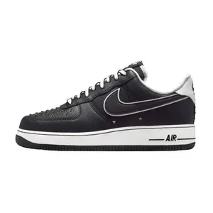 Nike Air Force 1 Low '07 Premium Black White Metallic Dark Grey IM6643-010 Men's Fashion Sneaker New