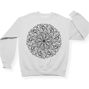 Curse Word Mandala Crewneck Sweatshirt - Funny Sweatshirt For WOmen