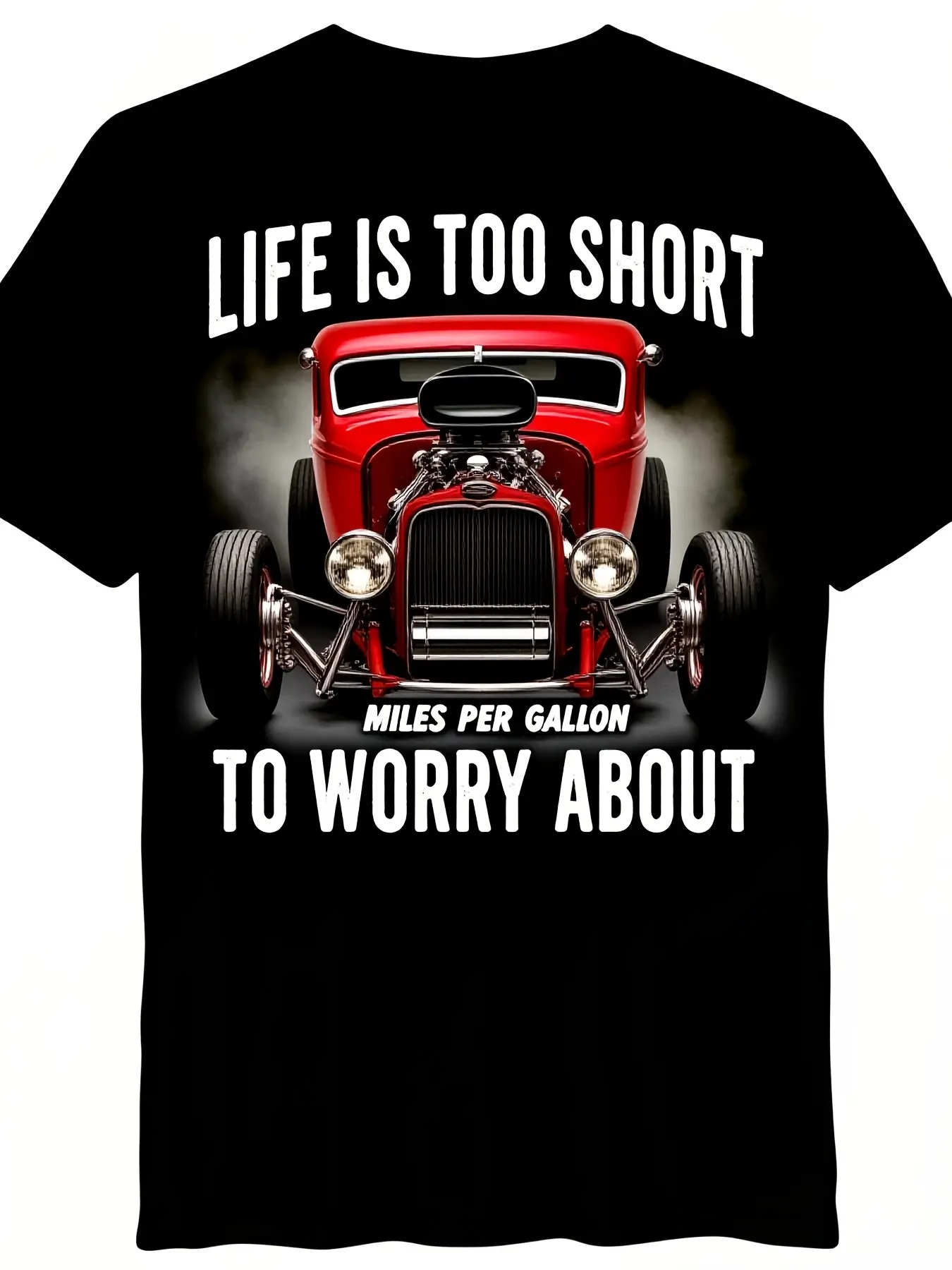 Men'S s Vintage Hot Rod Car Oversize Tshirt Heavyw unisex soft cotton short sleeve t shirt, vintage graphic casual tee for men women teens, perfect birthday holiday gift for camping travel gym daily street  wear