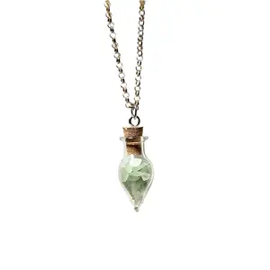 Aventurine Necklace/ Potion Bottle