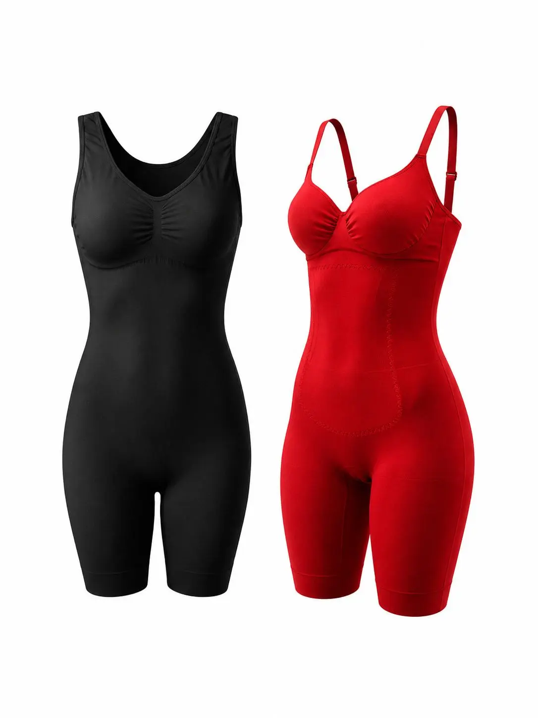 Curvy Glam Seamless Shapewear Bodysuit Bundle | 2 Pack | Set | Tummy Control | High Compression