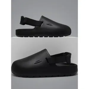 Fashion Comfort Slippers, Eva Slippers, Cross Strap Slippers, Unisex Non-Slip Summer Home Slippers, Simple Soft Sole Bathroom Bath Cool Slippers, All Seasons