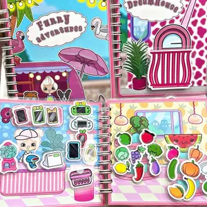 Busy book TocaLife Shop, Montessori book, Quiet Book, educational book,