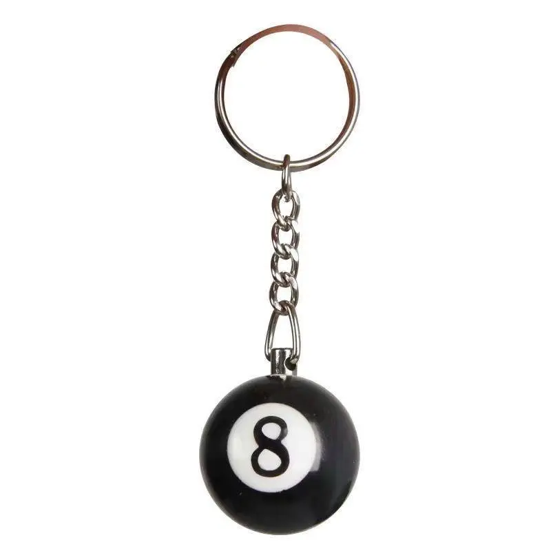 8 Ball Design Keychain, Fashionable Creative Keychain for Phone, Bag, Key, Nostalgic Retro Style Small Pendant, Suitable for Bag Hanging Accessories, Keychain For Bags, Vintage Keychain