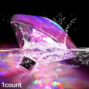 LED Color-Changing Floating Pool Light, Battery-Powered Party Lamp, Ideal for Swimming Pools, Bathtubs, Fountains, Outdoor Atmosphere Lighting