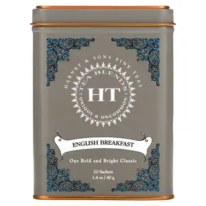Harney & Sons HT Tea Blends, English Breakfast, 20 Tea Sachets, 1.4 oz (40 g)