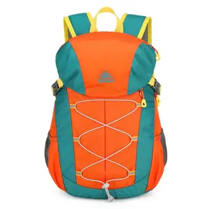 Ultra-Light Breathable Hiking Daypack, Multi-Pocket Elastic Compression Design, Durable Camping Trekking Outdoor Sports Bag