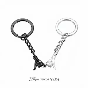 2pcs Pinky Promise Gift Matching Couple Gifts Valentines Day Gifts for Him Her Boyfriend Girlfriend Best Friend Matching Keychains for Couples Wife Husband Birthday Gifts