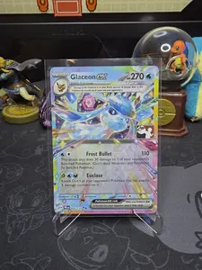 Glaceon EX Prize Pack Series - Pokémon Trading Card with Frost Bullet Attack and Euclease Ability