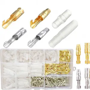 400 pcsWiring bullet connectors Brass electrical