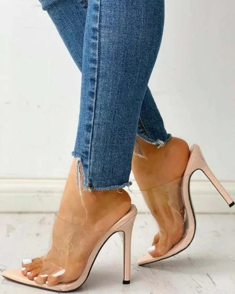 Cinderella Peep Toe Heel