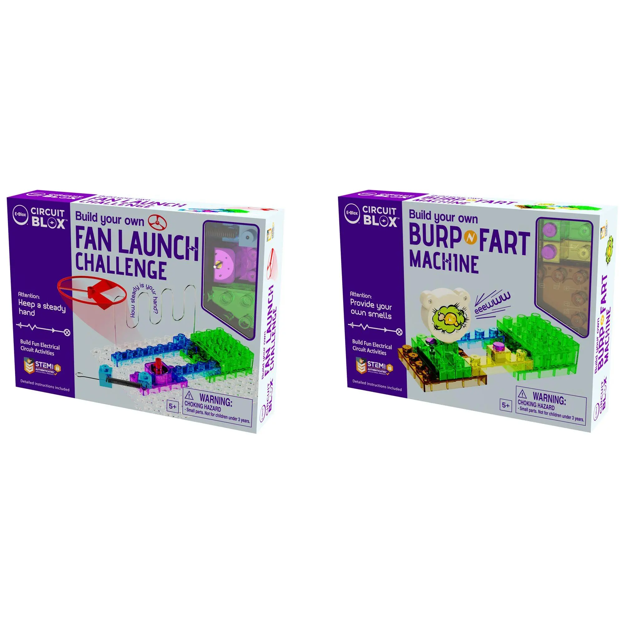 BYO Burp & Fart Machine & Fan Launch Challenge Combo Set
