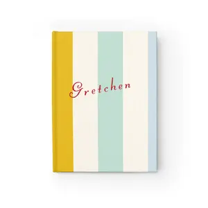 Personalized Hardcover Notebook Minimalist Design for girls, Custom Hardcover Journal, Stylish Personalized Gift, Perfect Gift for Christmas