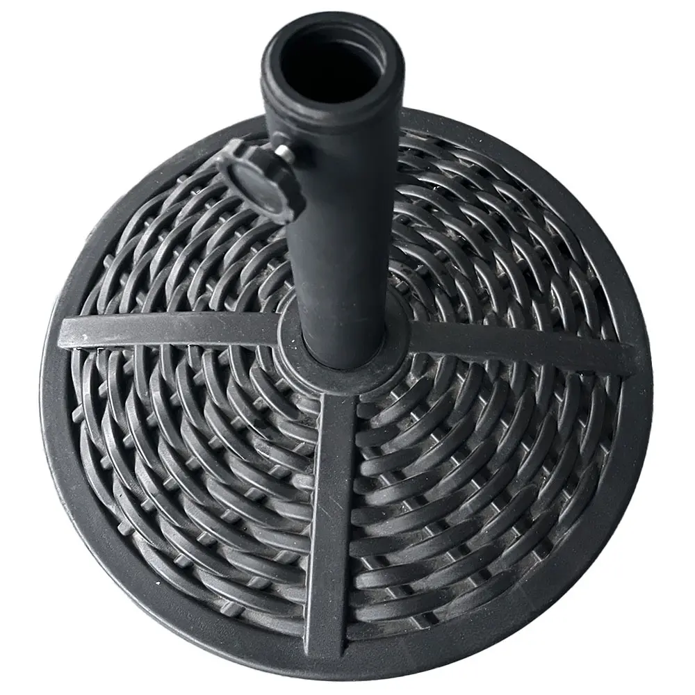 AZ Patio Heaters Umbrella Stand, Round Shape Plastic Base for Single Pole Market Umbrellas