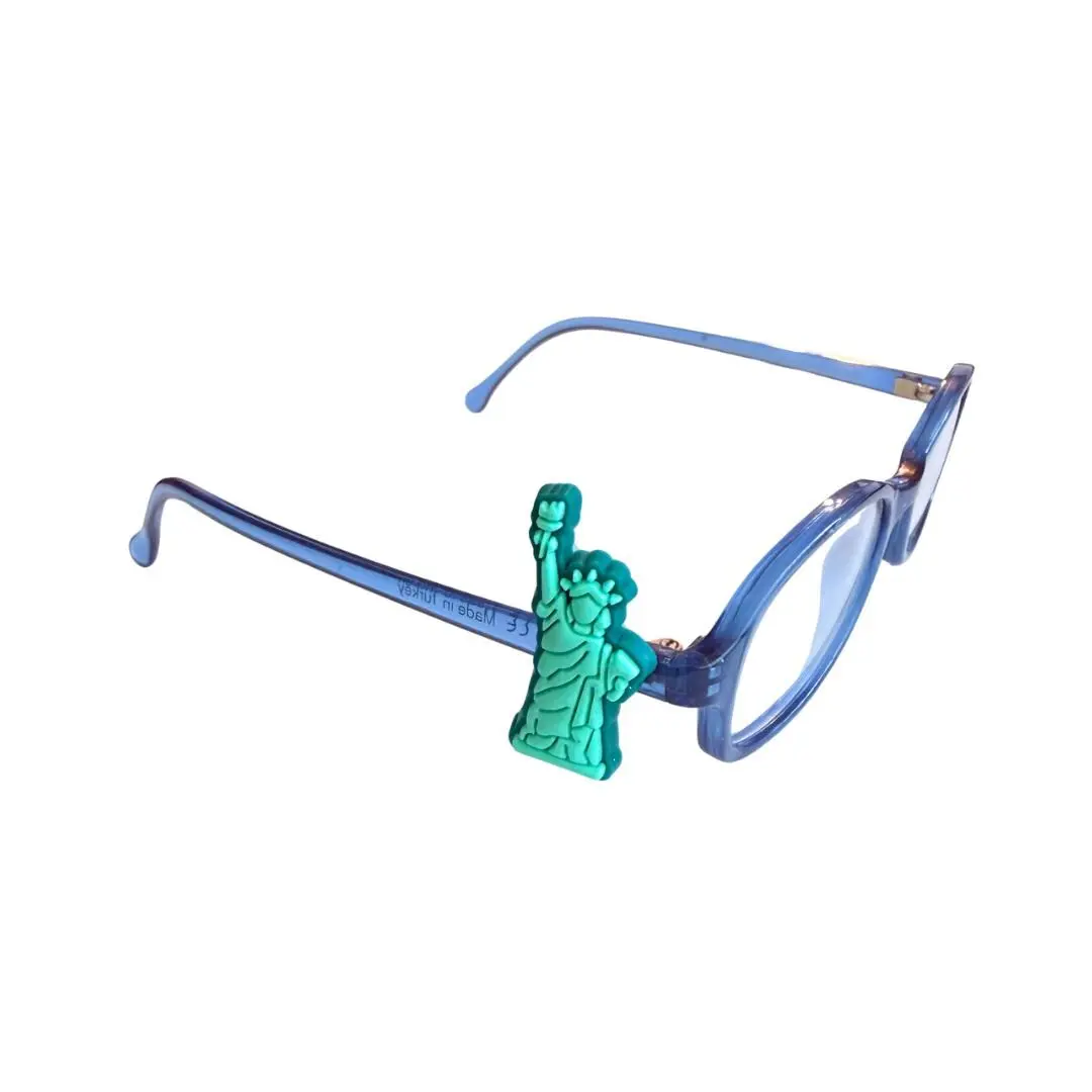 Statue of Liberty Glasses Charm for Kids | Fun Eyewear Accessory