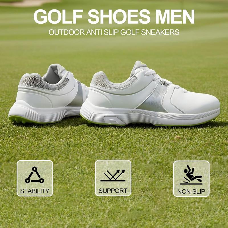 Golf Shoes Mens Waterproof Professional Outdoor Spiked Golf Cleats for Men