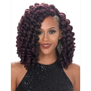 Royal Zury Synthetic Hair Crochet Braids V8.9.10 Rod Set 1Pack Enough (1B)