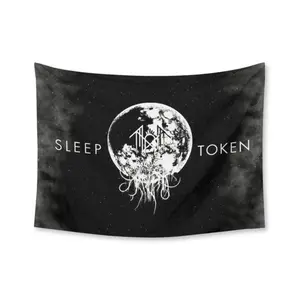 Sleep Token Tapestry Take Me Back to Eden Room Decor for Bedroom Wall Art Decoration tapestry wall hanging Flag Banner 40x30 Inch Dorm Starry Sky Pattern