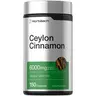 Horbäach Ceylon Cinnamon Capsules | 6000 mg | 150 Count | Non-GMO & Gluten Free Supplement