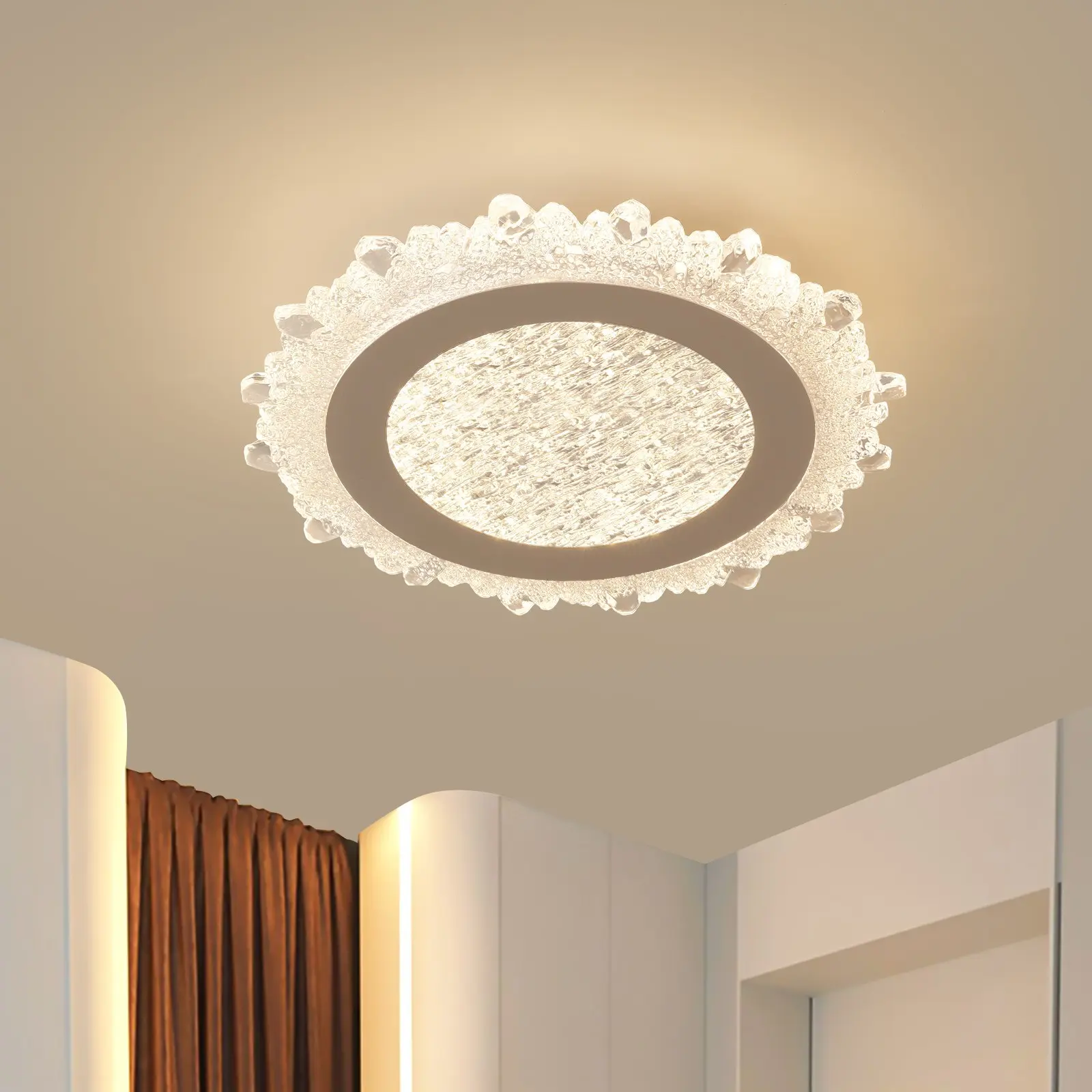 Modern Minimalist Round Hallway Light, LED Ceiling Lamp for Entry Door, Fashionable and Versatile Home Lighting, Stylish and Practical Design, Ceiling Lights