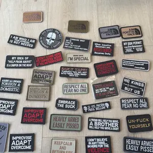 Miltacusa Assorted 2ND Amendment and Funny and Military Morale Patches (SIZES DIFFER- Velcro Patches)