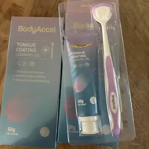 BodyAccel Tongue Cleaning Gel Bundle  for Refreshing Oral-max