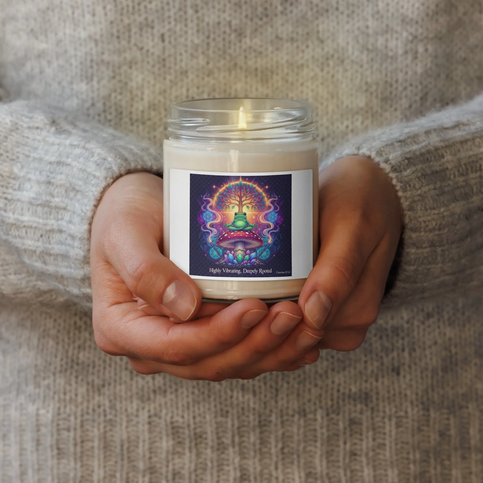 Highly Vibrating, Deeply Rooted — Scented Soy Wax Candle