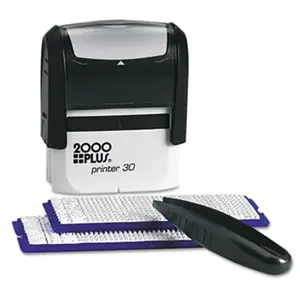 Cosco  2000 PLUS Create-A-Stamp One-Color Address Kit Custom Message Black