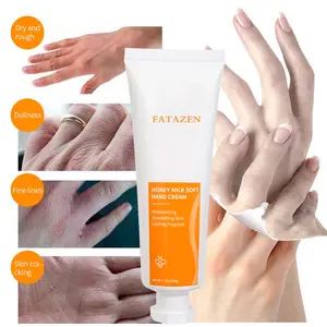 Fatazen Honey Hand Cream for Autumn Winter, Improves Dark Skin Tone, Softens Hands, Moisturizes & Nourishes, Ideal Care for Dry Hands