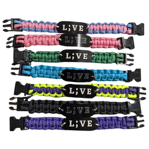 Paracord L;VE Suicide Awareness Bracelets