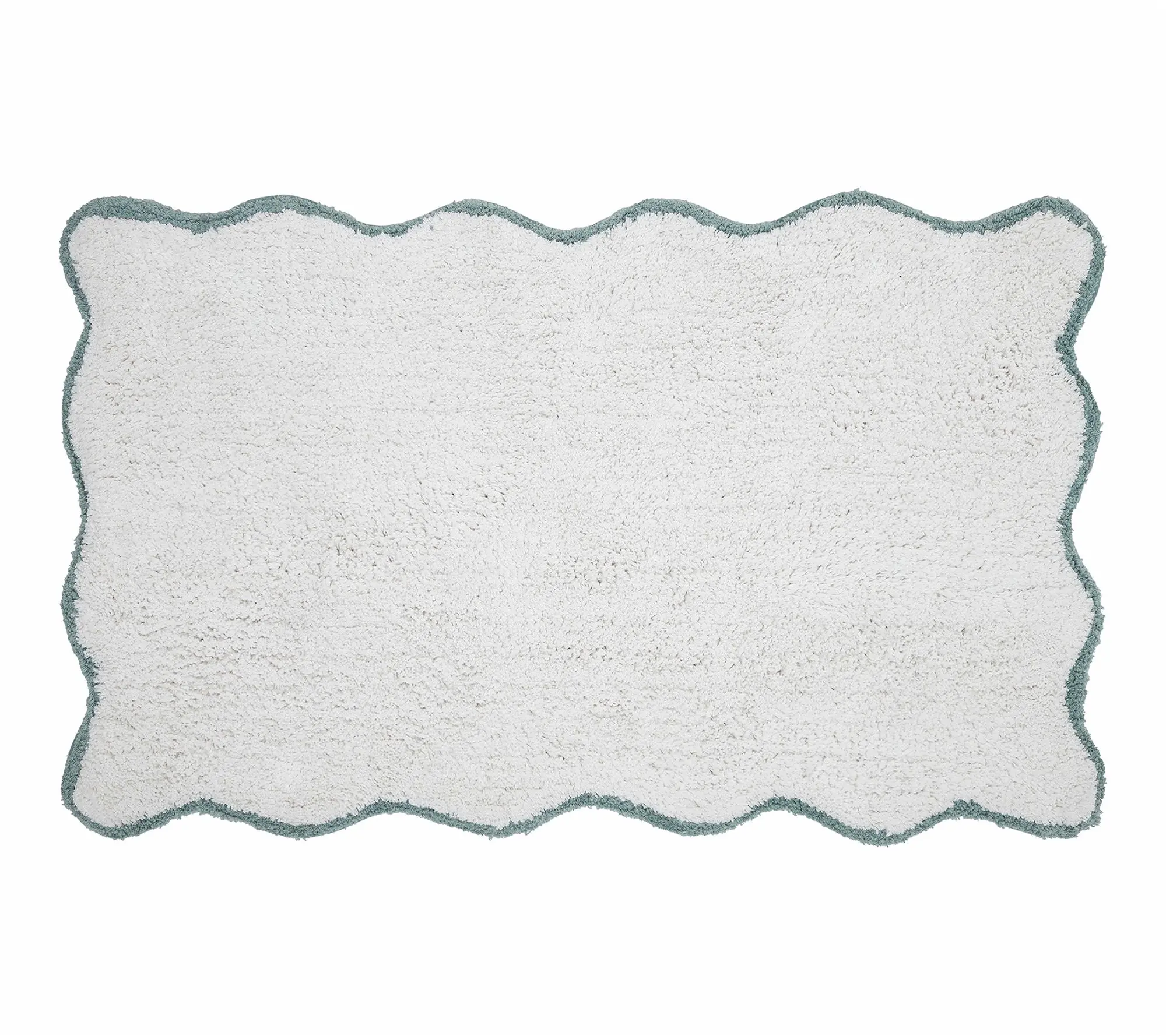 VCNY Home Scallop Cotton Bath Rug, 21" x 34"
