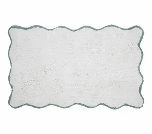 VCNY Home Scallop Cotton Bath Rug, 21" x 34"
