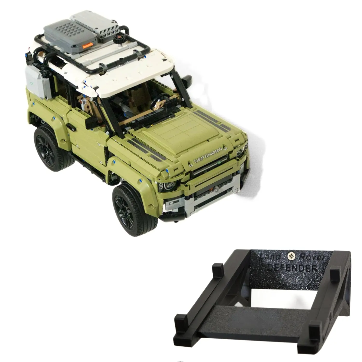 Wall Mount for Lego Technic Land Rover Defender 42110 – Angled & Flush Display, Secure & Stylish Mounting, Easy Installation