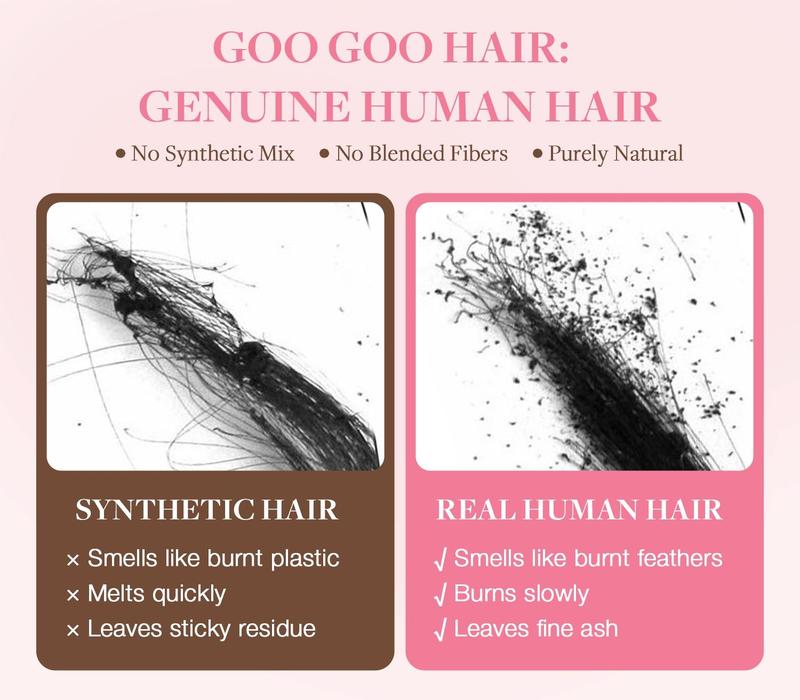 GOOGOO Invisi Edge Injected Seamless Clip in Human Hair Extensions Invisible Natural Straight