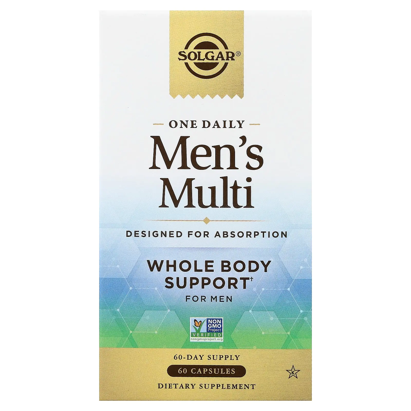Solgar One Daily Men's Multi, 60 Capsules