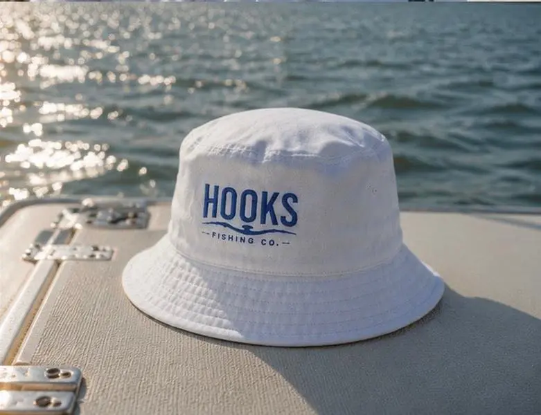 HOOKS Fishing Co. Embroidered Bucket Hat | Fishing & Outdoor Lifestyle
