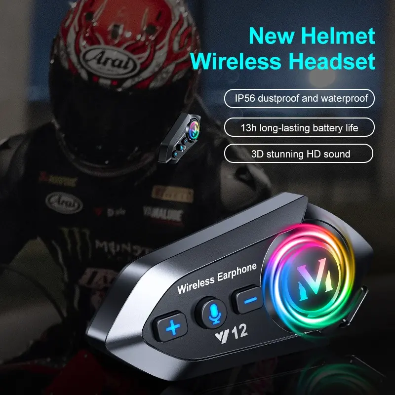 earbuds in motorcycle helmet SnugsMoto Music Bluetooth Headphones Airpods With Motorcycle