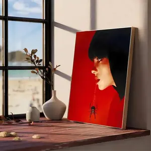 (No Frame) Hot Singer Cool Girl B-Billies Poster Self Adhesive Waterproof Ideal For Living Room Bedroom Bar Decoration