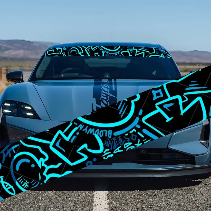 Cool graphic car windshield stickers for Toyota, Volkswagen, Land Rover, Citroen, Honda, Mitsubishi, Ford, BMW, Opel, Porsche, Citroen sedans, SUVs and MPVs Windshield Banners