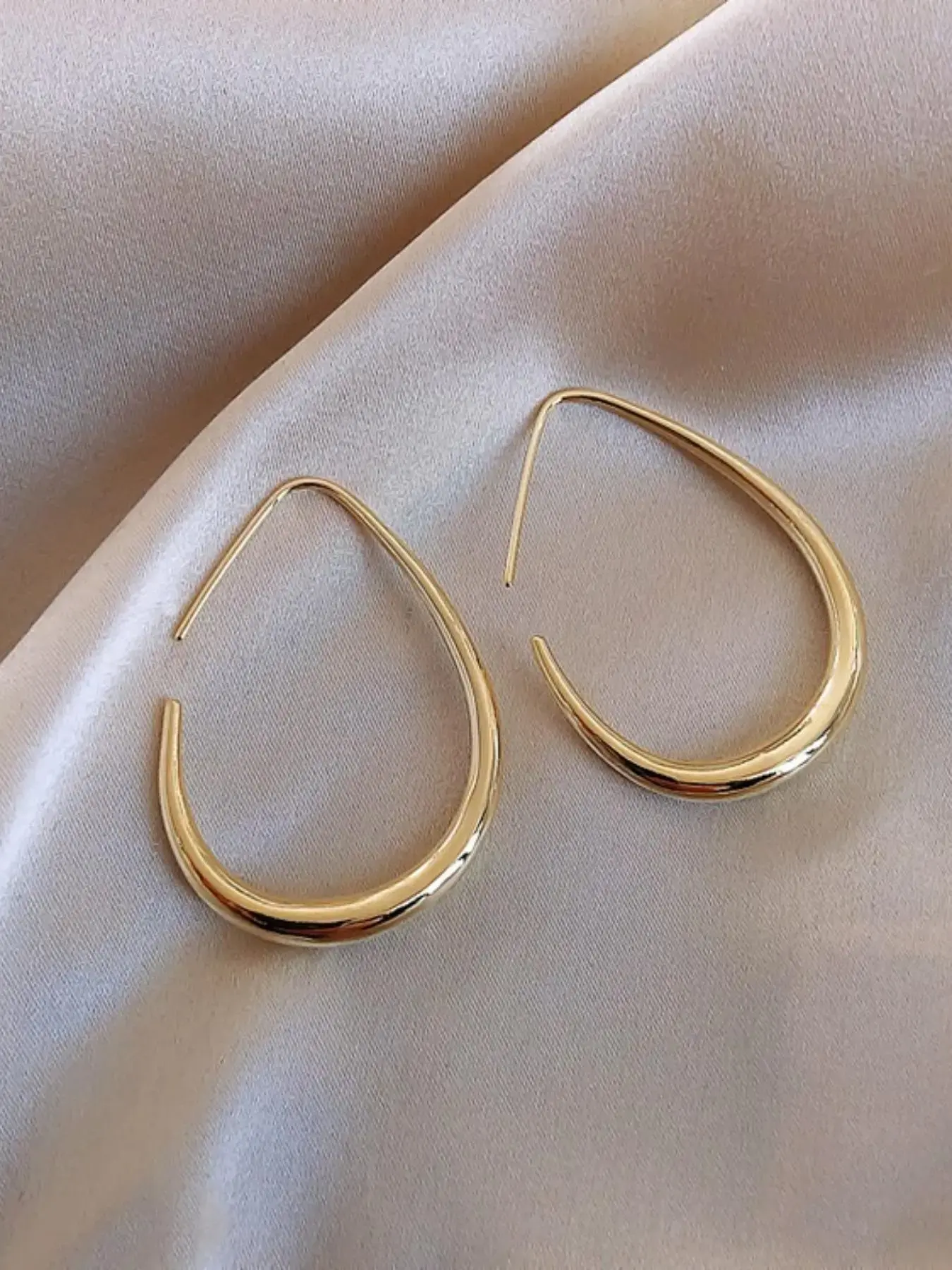 Minimalist Hoop Earrings, Hoop Earrings, Fashion Jewelry for Party, Daily Clothing Decor, Trendy All-match & Exquisite Jewelry for Birthday Gift