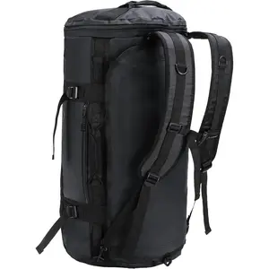 Large Duffel Backpack Sports Gym Bag with Shoe Compartment, Heavy Duty and Water Resistant, Black, 45L kast  king  karry  all