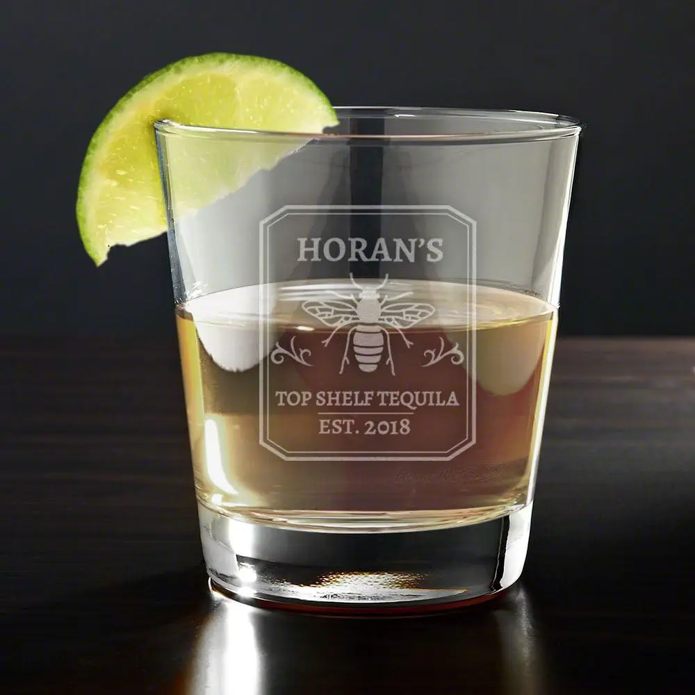HomeWetBar Tequila Gifts Personalized Tequila Glass